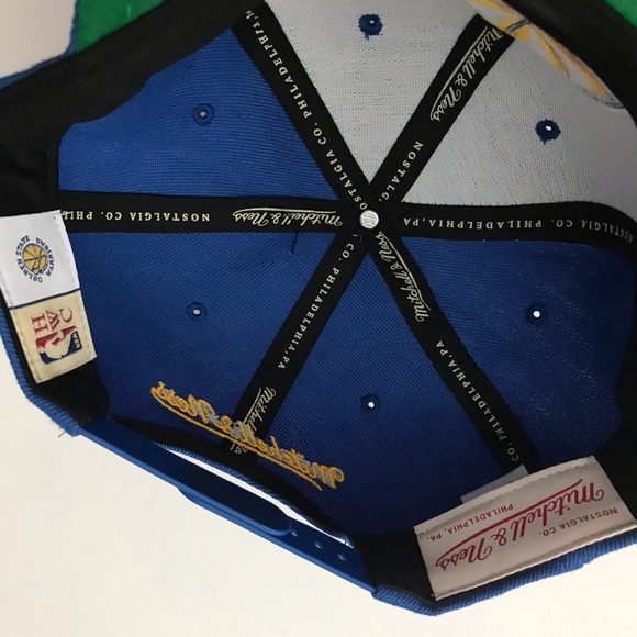 🏀 GSW NBA Hardwood Classics Mitchell & Ness SnapBack hat cap 🧢 OSFA - Picture 4 of 4